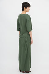 Lemaire Belted Rib T-Shirt Dress