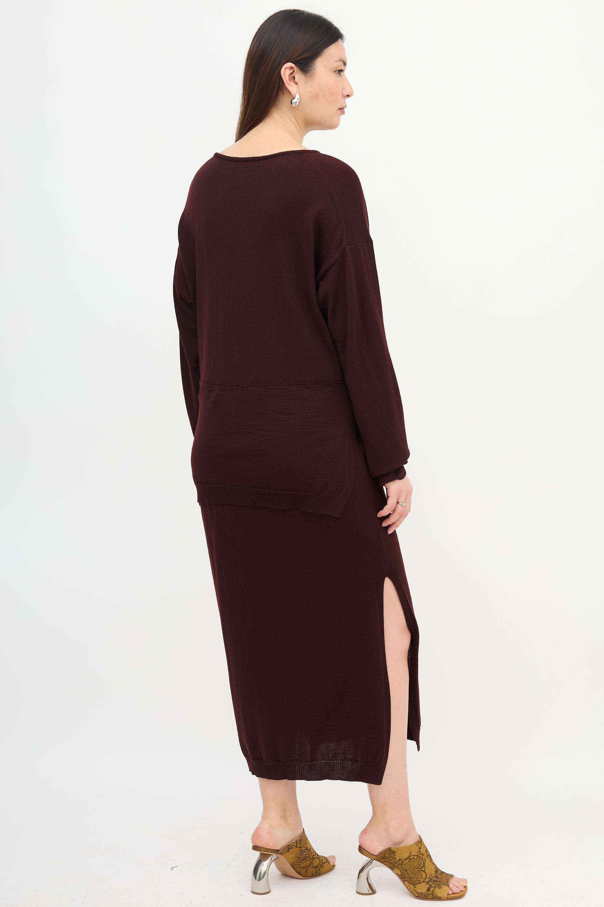 lemaire knit dress Chocolate Knit Dress