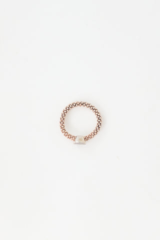 Links of London Rose Gold Effervescence Circle Ring