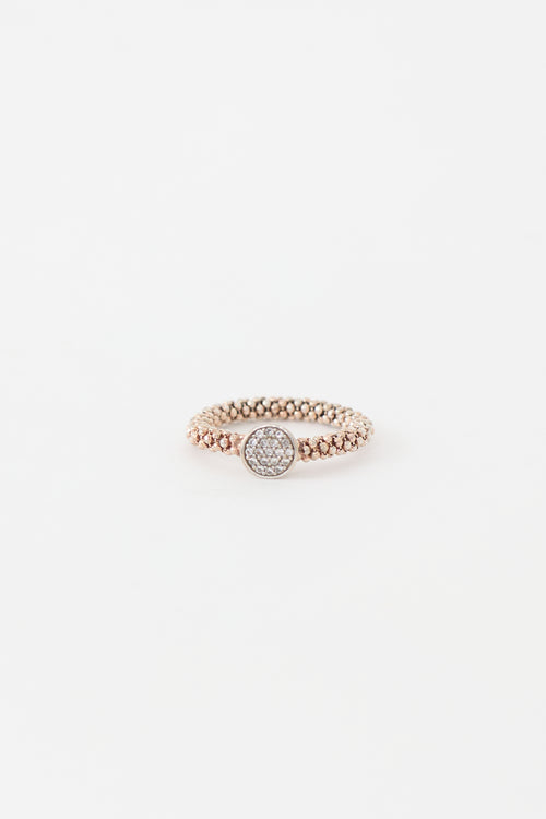 Links of London Rose Gold Effervescence Circle Ring