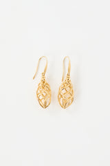 Links of London Gold Vermeil Filigree Drop Earrings