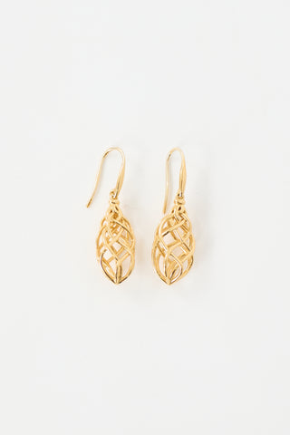 Links of London Gold Vermeil Filigree Drop Earrings