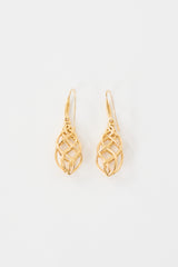 Links of London Gold Vermeil Filigree Drop Earrings