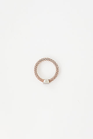 Links of London Rose Gold Effervescence Square Ring