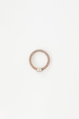 Links of London Rose Gold Effervescence Square Ring