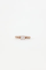 Links of London Rose Gold Effervescence Square Ring