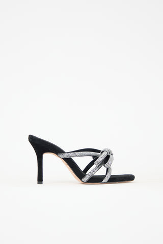 Loeffler Randall Suede & Crystal Margi Mule