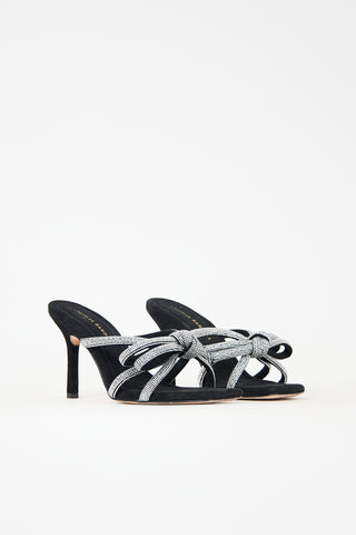 Loeffler Randall Suede & Crystal Margi Mule