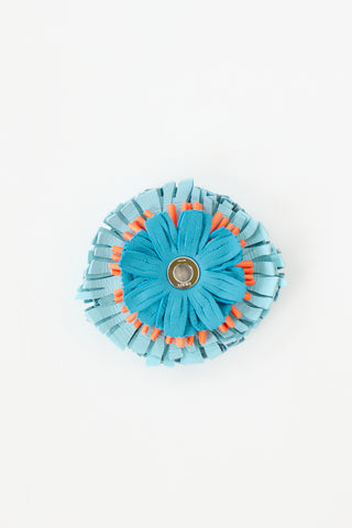 Loewe Leather Flower Die Charm
