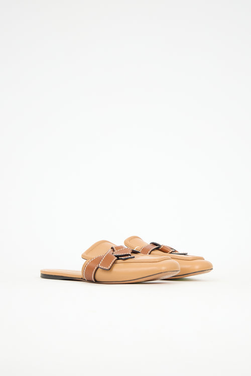 Loewe Leather Gate Mule