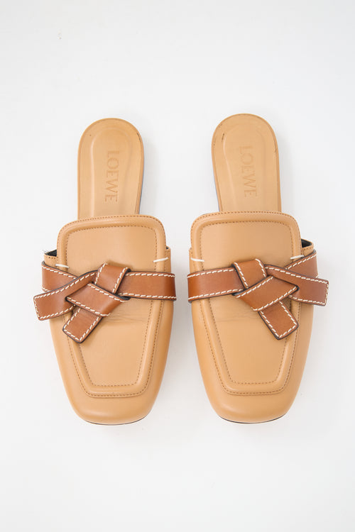 Loewe Leather Gate Mule