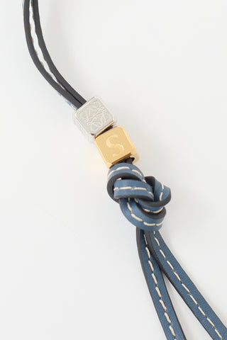 Loewe Leather Small Anagram Strap