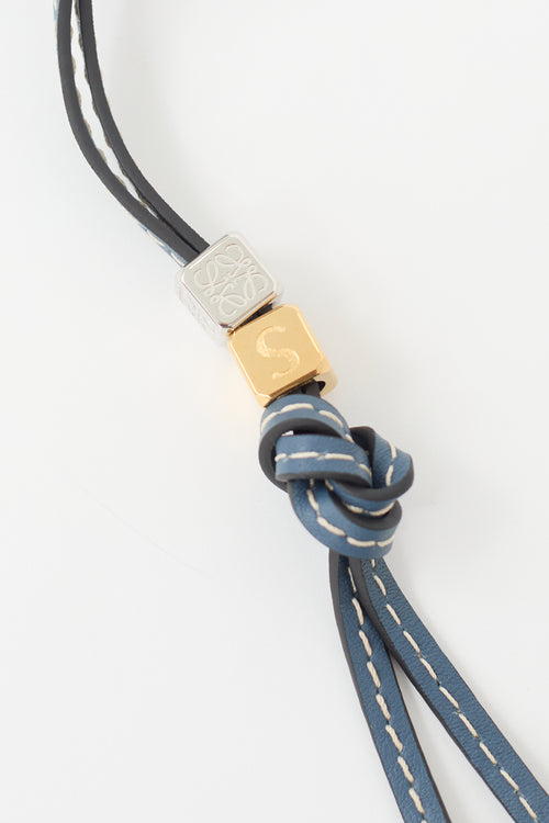 Loewe Leather Small Anagram Strap
