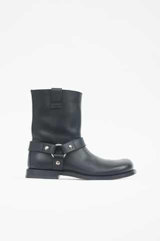 Loewe Leather Campo Biker Boot