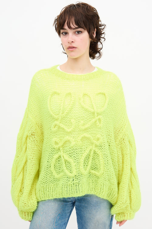 Loewe Mohair Anagram Sweater