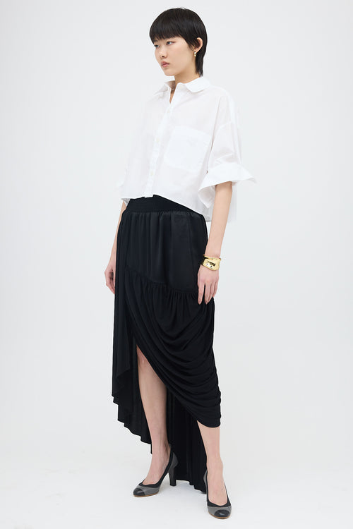Loewe Asymmetrical Draped Skirt