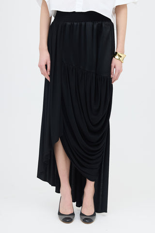 Loewe Asymmetrical Draped Skirt