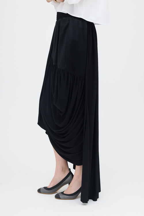 Loewe Asymmetrical Draped Skirt