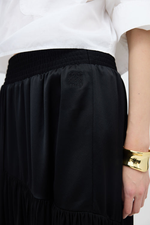 Loewe Asymmetrical Draped Skirt