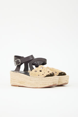 Loewe Platform Espadrille Sandal