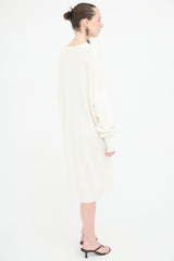 Loewe Linen Jacquard Sweater Dress