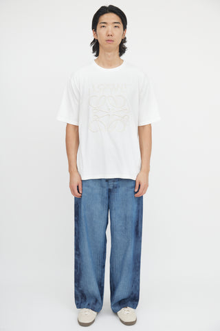 Loewe Embroidered Anagram T-Shirt