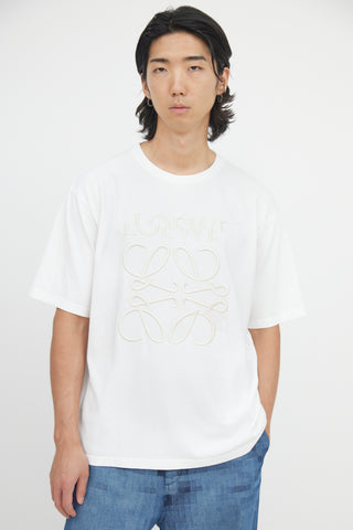Loewe Embroidered Anagram T-Shirt