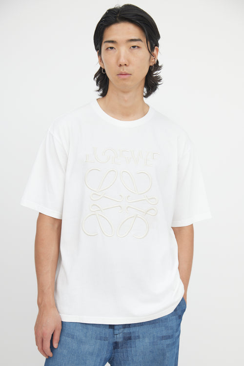 Loewe Embroidered Anagram T-Shirt