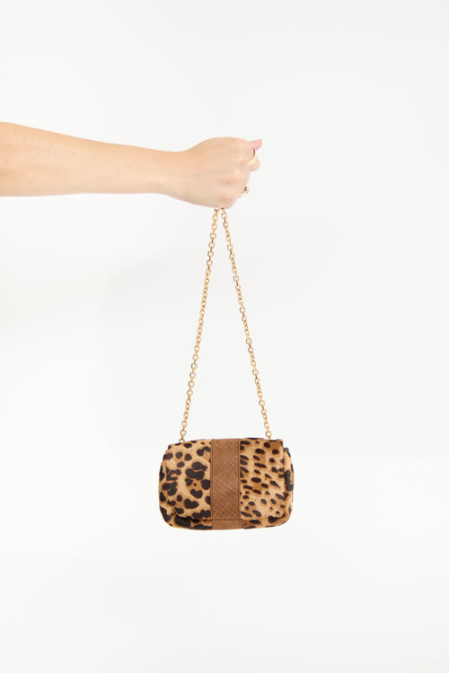 Christian Louboutin Printed Hair Sweet Charity Mini Bag