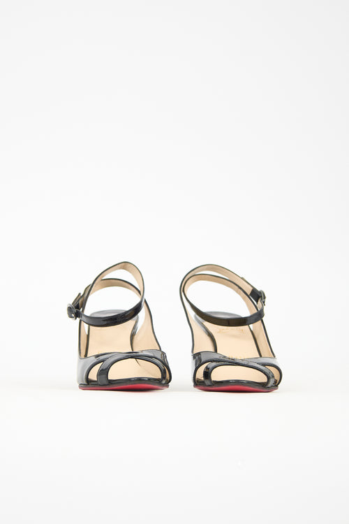 Christian Louboutin Patent Wedge Heel