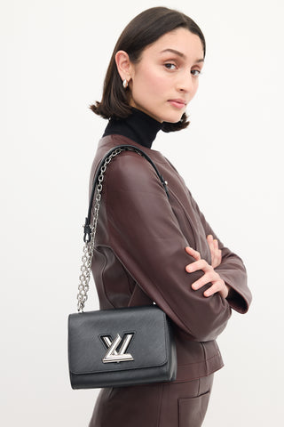 Louis Vuitton Black Epi Leather Twist PM Bag