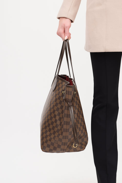 Louis Vuitton Brown Damier Ebene Neverfull GM Bag