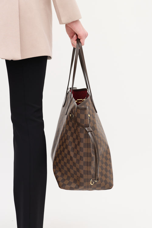 Louis Vuitton Brown Damier Ebene Neverfull GM Bag