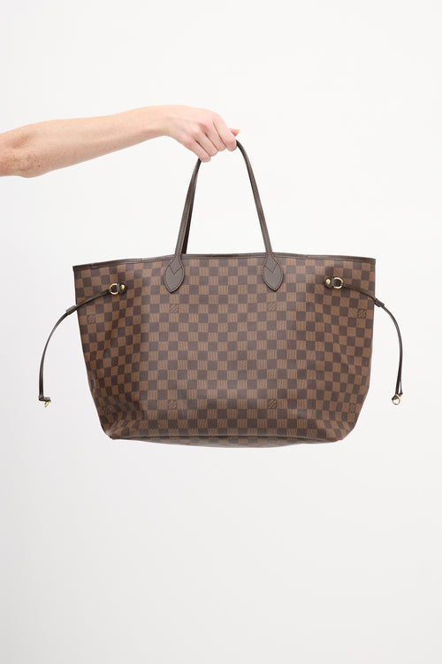 Louis Vuitton Brown Damier Ebene Neverfull GM Bag