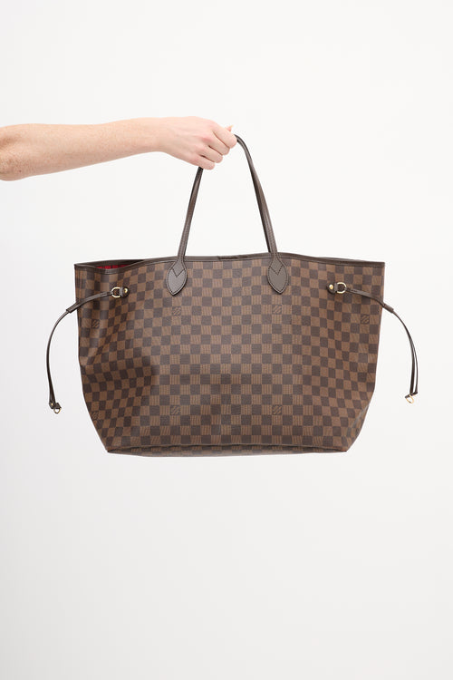 Louis Vuitton Brown Damier Ebene Neverfull GM Bag