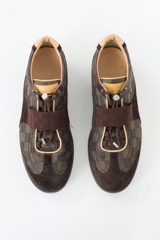 Louis Vuitton Canvas Damier Ebene Sneaker