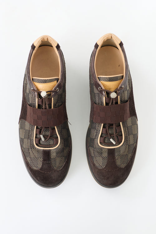 Louis Vuitton Canvas Damier Ebene Sneaker
