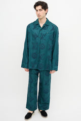 Louis Vuitton Silk Flocked Monogram Shirt