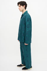Louis Vuitton Silk Flocked Monogram Shirt
