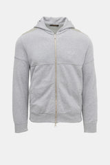 Louis Vuitton Stitched Logo Zip Hoodie