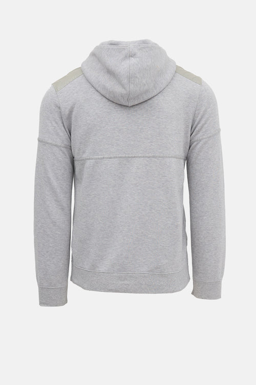 Louis Vuitton Stitched Logo Zip Hoodie