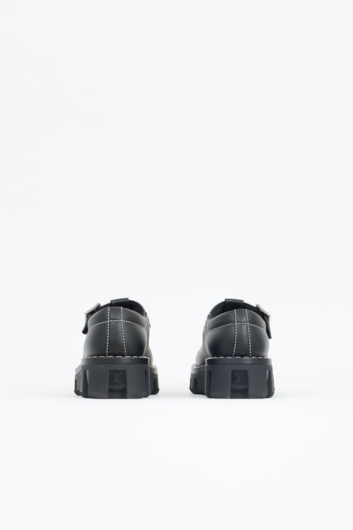 Louis Vuitton Leather Checker Mary Jane