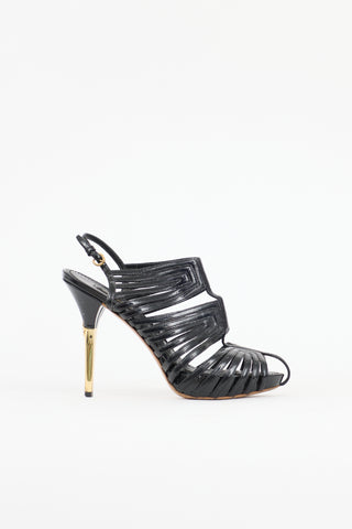 Louis Vuitton Patent Leather Marbella Heel