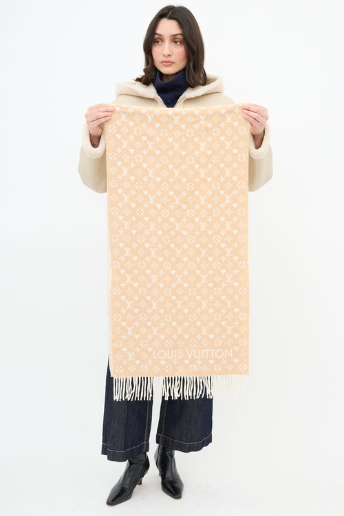 Louis Vuitton Cashmere Game On Scarf