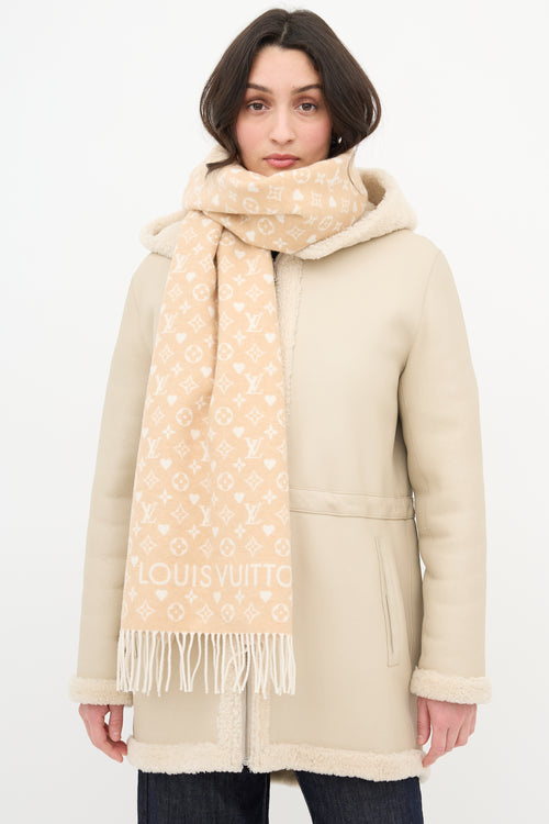 Louis Vuitton Cashmere Game On Scarf