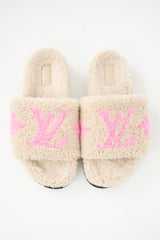 Louis Vuitton Shearling Bom Dia Slide