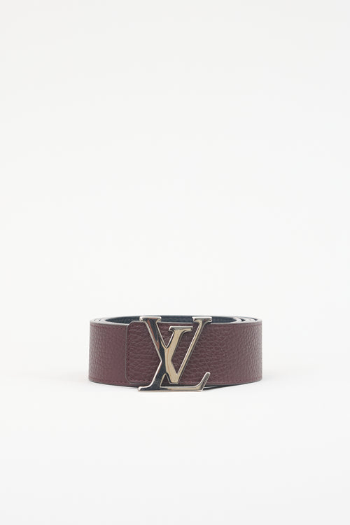 Louis Vuitton Leather LV Initiales Reversible Belt