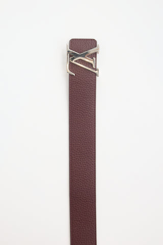 Louis Vuitton Leather LV Initiales Reversible Belt