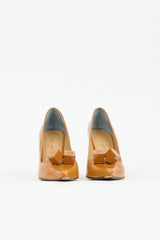 Louis Vuitton Leather Cube Pump