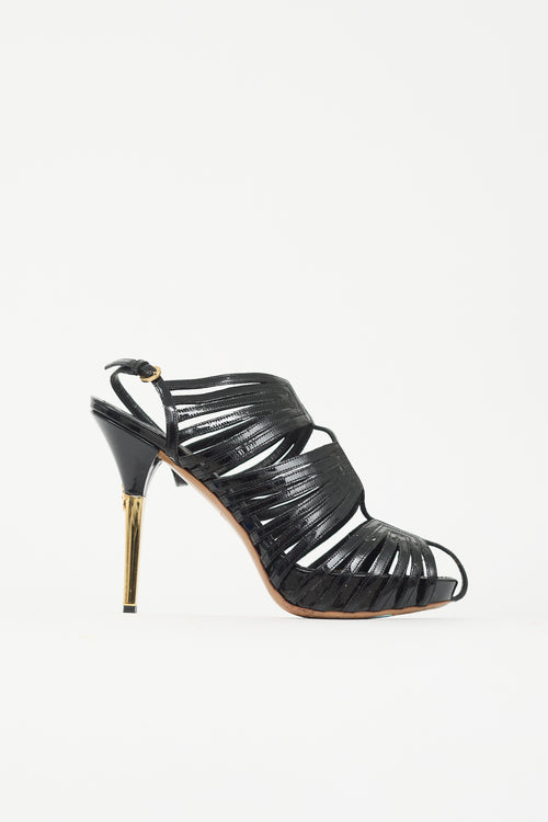 Louis Vuitton Patent Leather Marbella Heel